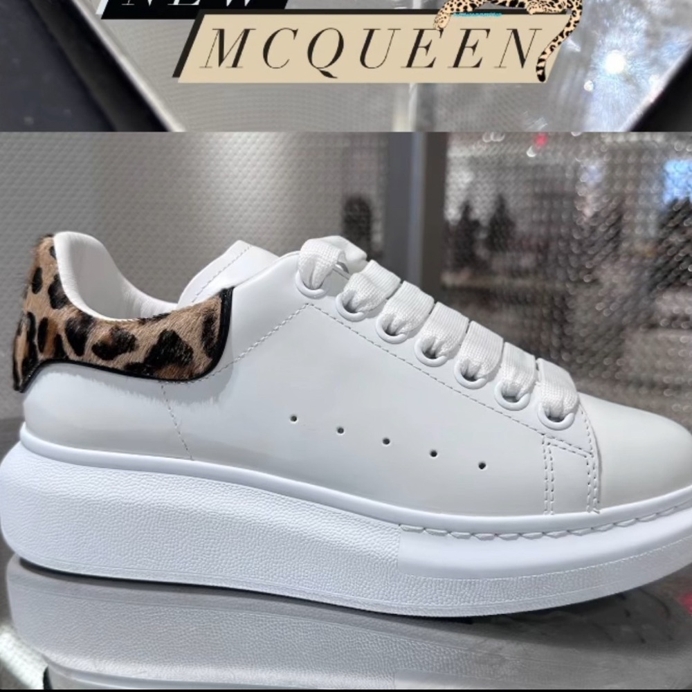 Alexander McQueen 🐆 leopard Oversized sneakers - Picture 2 of 14